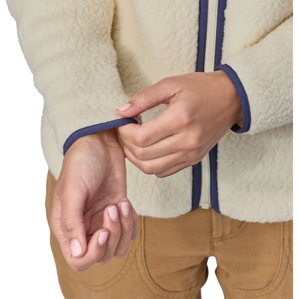 Polar damski Retro Pile Patagonia - River Rock Green