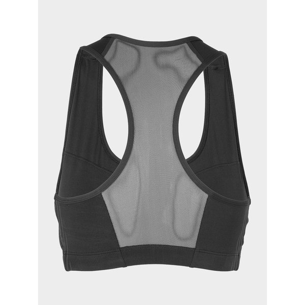 Biustonosz sportowy damski H4Z22 STAD011 4F - czarny