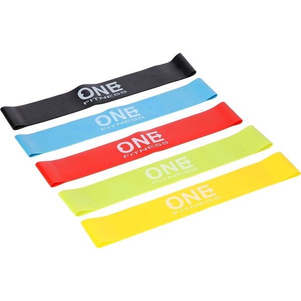 Zestaw gum oporowych do ćwiczeń PBF SET05 5szt One Fitness