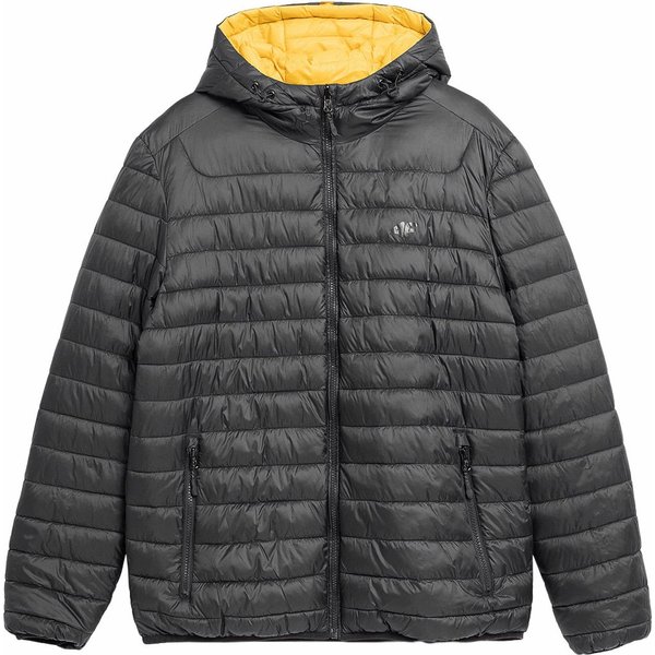 Kurtka puchowa dwustronna męska 4FAW23TDJAM242 4F - głęboka czerń