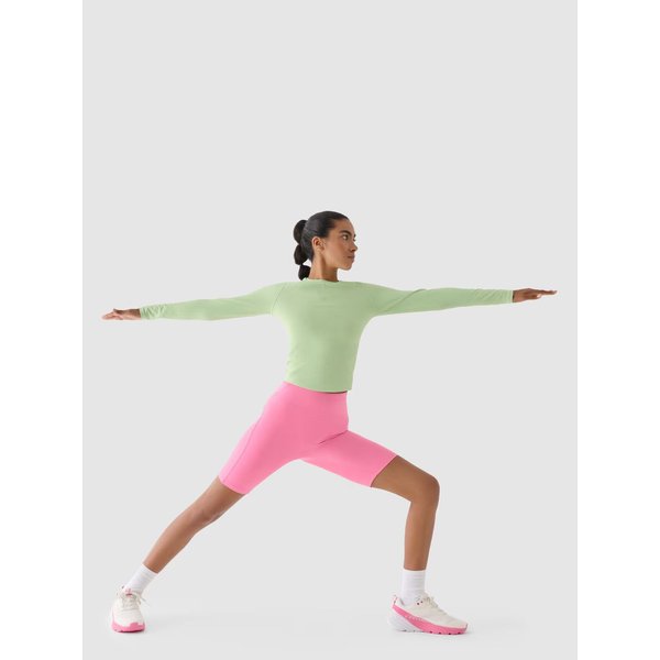 Longsleeve damski TFLOF250 4F - zielony