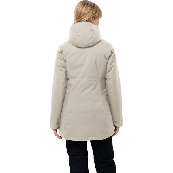 Kurtka puchowa damska, parka Stirnberg Jack Wolfskin - seal