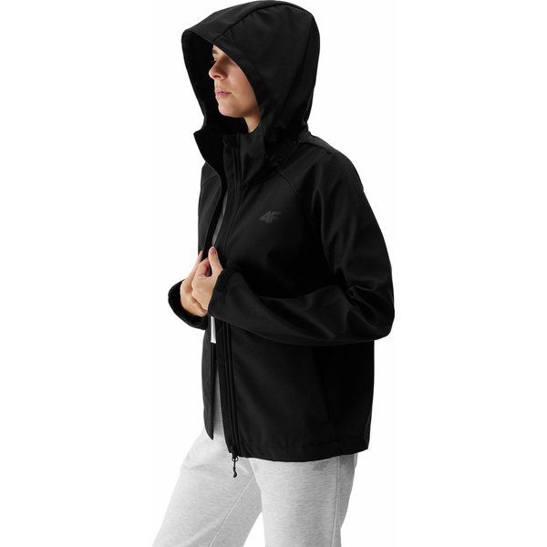 Softshell damski 4FWSS24TSOFF216 4F - głęboka czerń