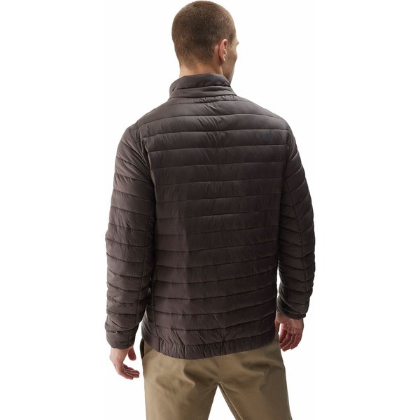 Kurtka puchowa męska 4FAW23TDJAM239 4F - ciemny brązowy
