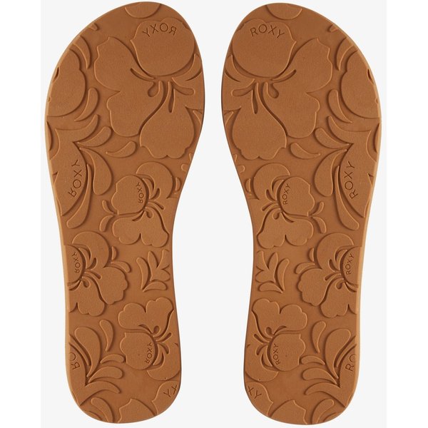 Klapki, japonki Costas Roxy - metaliczny róż