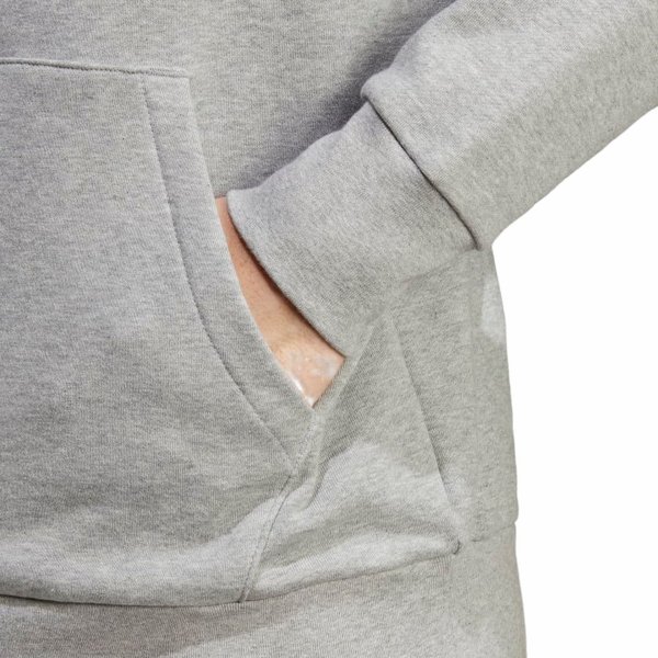 Bluza męska Essentials French Terry Big Logo Hoodie Adidas - czerwona