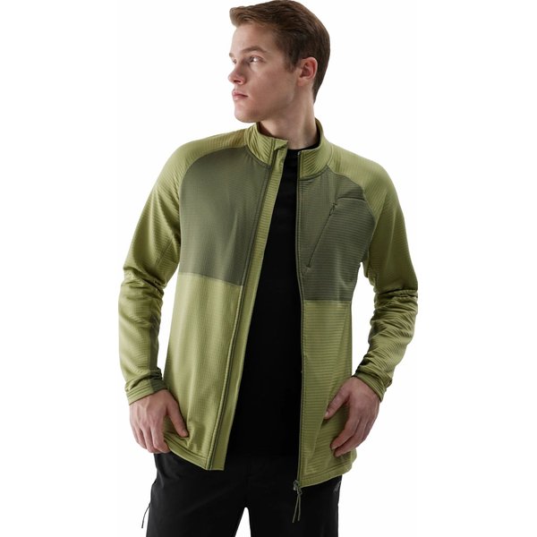 Bluza męska 4FWSS24TFSWM315 4F - oliwkowy