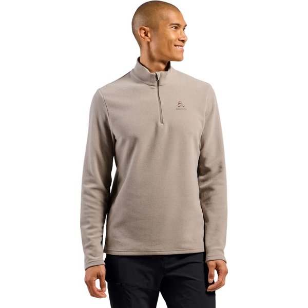 Bluza męska Roy 1/2 Zip Mid Layer Odlo - cinder/silver cloud