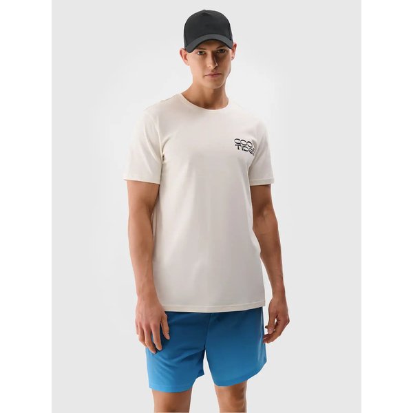 Koszulka męska TTSHM1984 4F - złamana biel