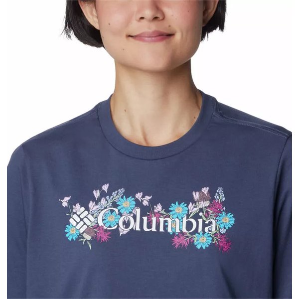 Koszulka damska North Cascades Relaxed Tee Columbia - niebieska