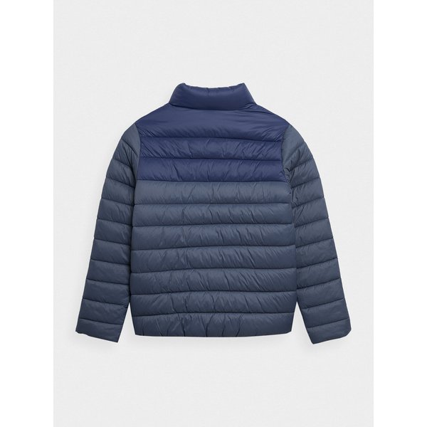Kurtka puchowa chłopięca 4FJSS23TDJAM077 4F - denim