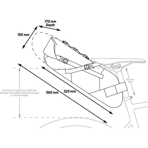 Torba rowerowa podsiodłowa Z Adventure R11 5-11L Zefal