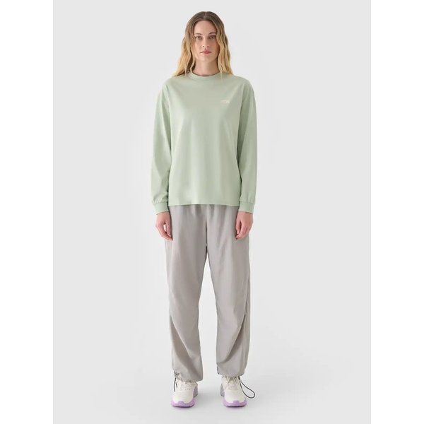 Longsleeve damski TLONF311 4F - oliwkowy