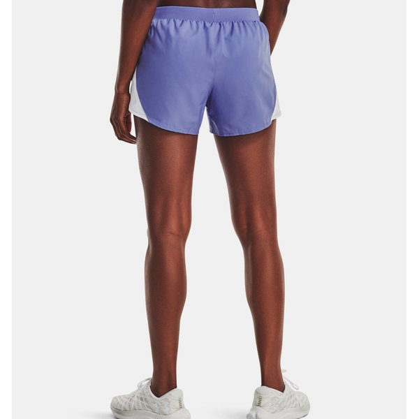 Spodenki damskie Fly-By 2.0 Under Armour - fioletowe