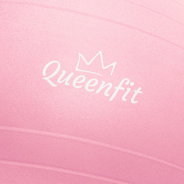 Piłka gimnastyczna 65cm + pompka Queenfit