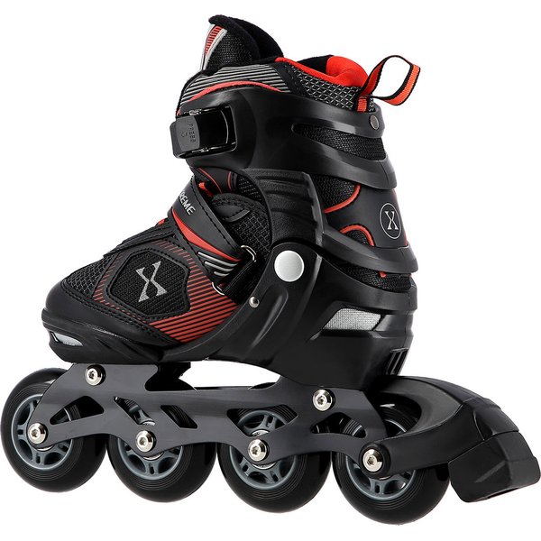 Rolki Extreme NA9080 Nils - czarno-czerwone