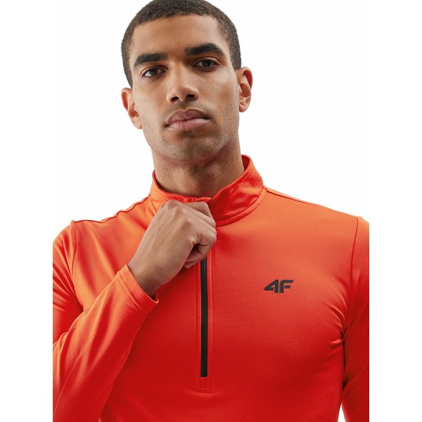 Longsleeve męski 4FAW23UBRUM035 4F - czerwony