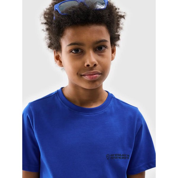 Koszulka chłopięca TTSHM1881 4F - kobalt
