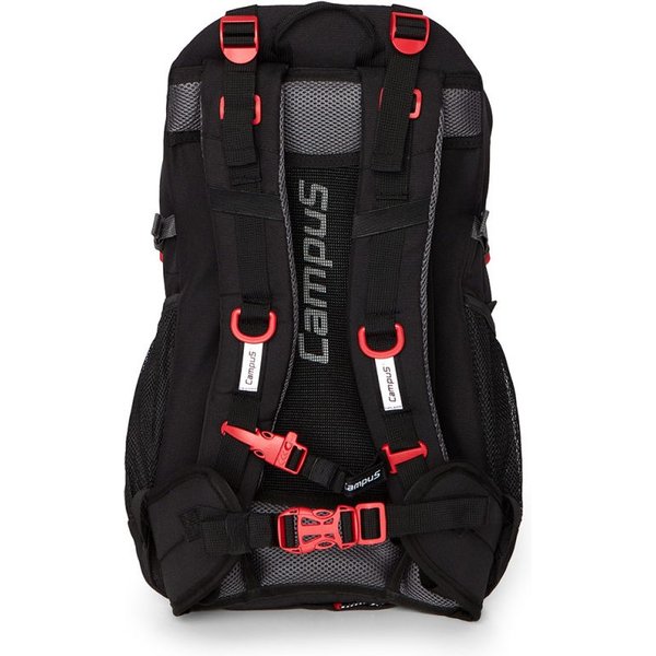 Plecak Horton 2 45L Campus - grafitowy/ciemny czerwony