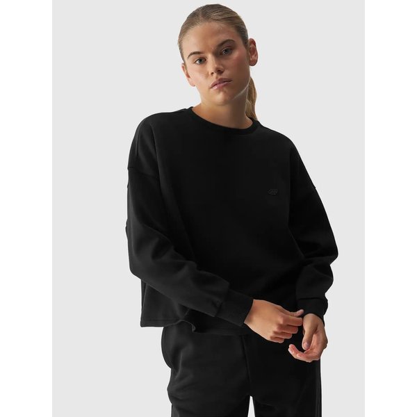 Bluza damska TSWSF1305 4F - głęboka czerń