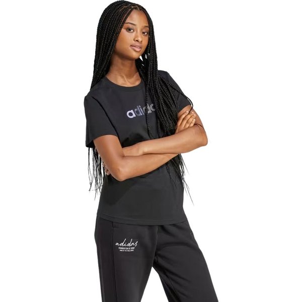 Koszulka damska Holiday Graphic Tee Adidas - Black