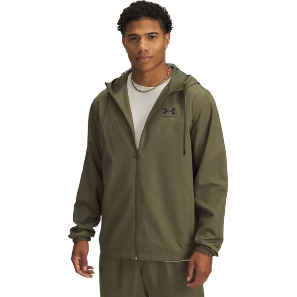 Kurtka męska Rival Woven Windbreaker Under Armour - zielona