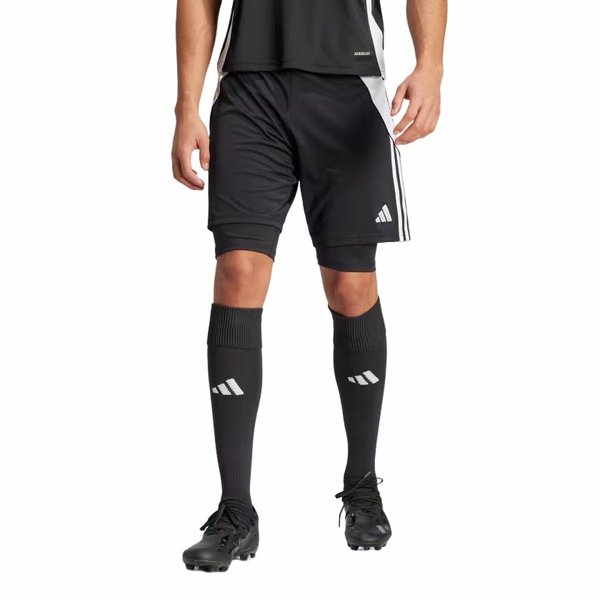 Spodenki męskie Tiro24 Training 2w1 Adidas - czarne