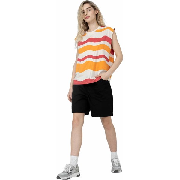 Bezrękawnik damski OTHSS23TSLEF009 Outhorn - biały/pomarańczowy/czerwony