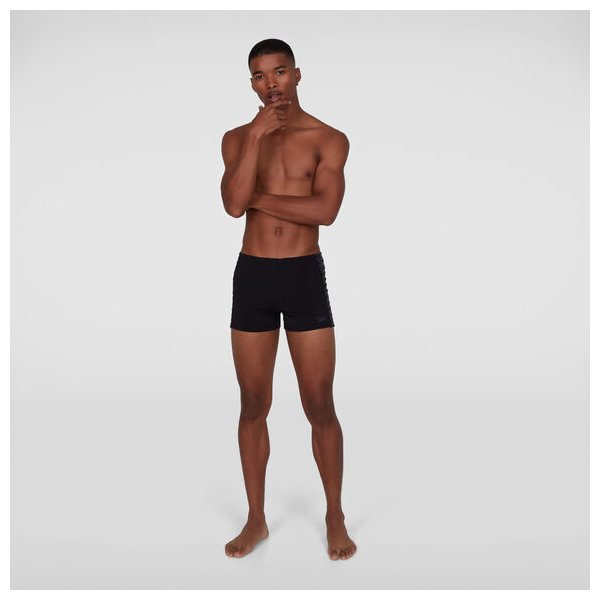 Kąpielówki męskie BoomStar Splice Aquashort Speedo - black/oxid grey