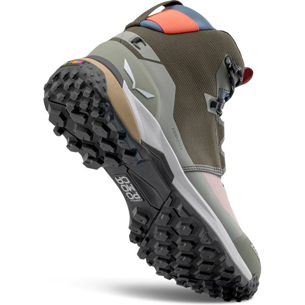 Buty trekkingowe Puez Mid PTX Wm's Salewa - Dark Olive/Shadow
