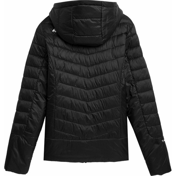 Kurtka puchowa damska 4FAW23TDJAF279 4F - głęboka czerń