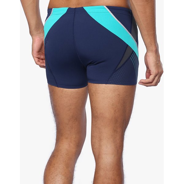 Kąpielówki męskie Fit Splice Aquashort 27cm Speedo - granatowo-zielone