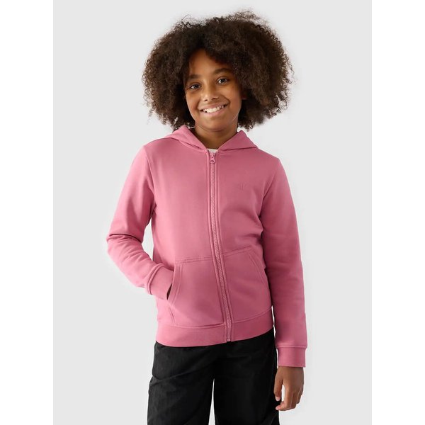 Bluza dziewczęca 4FJWMM00TSWSF1315 4F - jasny róż