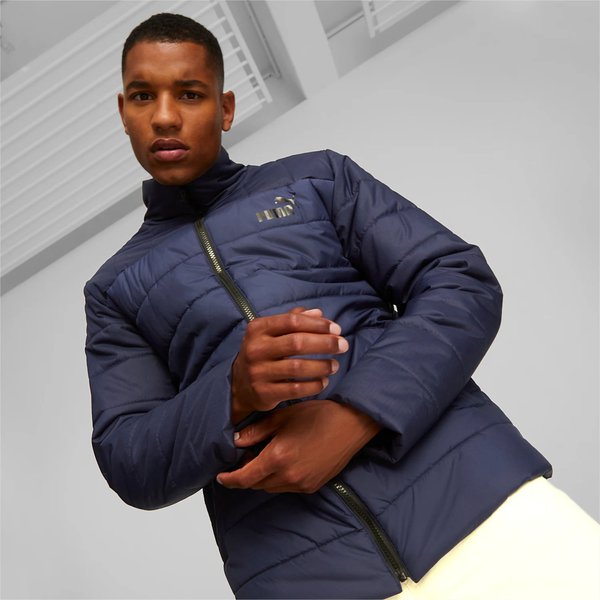Kurtka męska Essentials+ Padded Puma - granatowy