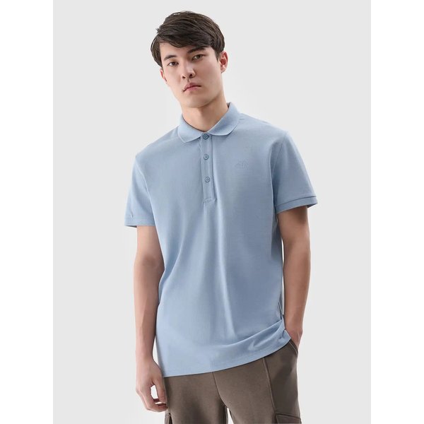 Koszulka męska polo TPTSM407 4F - jasny niebieski
