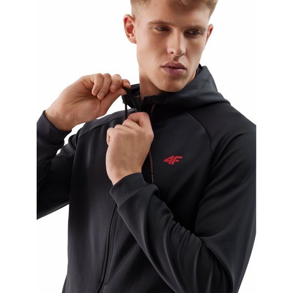 Bluza męska 4FWSS24TFSWM393 4F - głęboka czerń