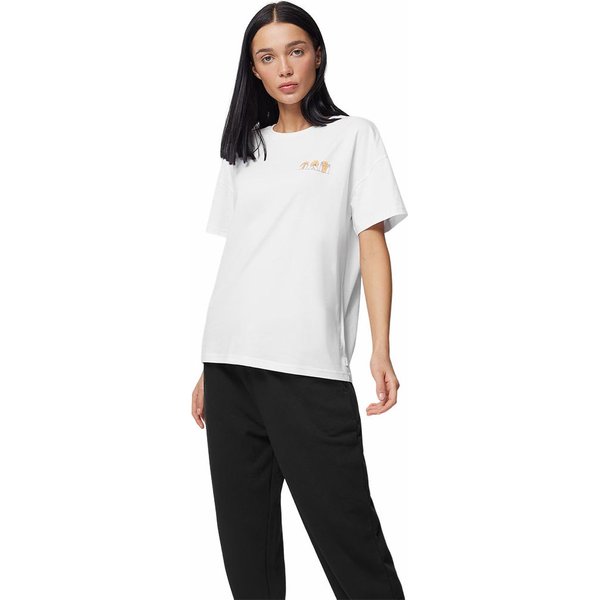 Koszulka damska OTHAW23TTSHF0843 Outhorn - biel