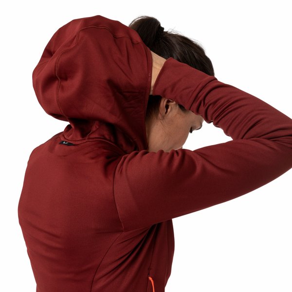 Bluza damska Puez Polarlite Salewa - syrah