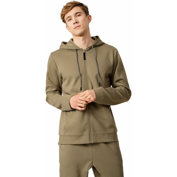 Bluza męska OTHSS23TSWSM319 Outhorn - oliwkowa