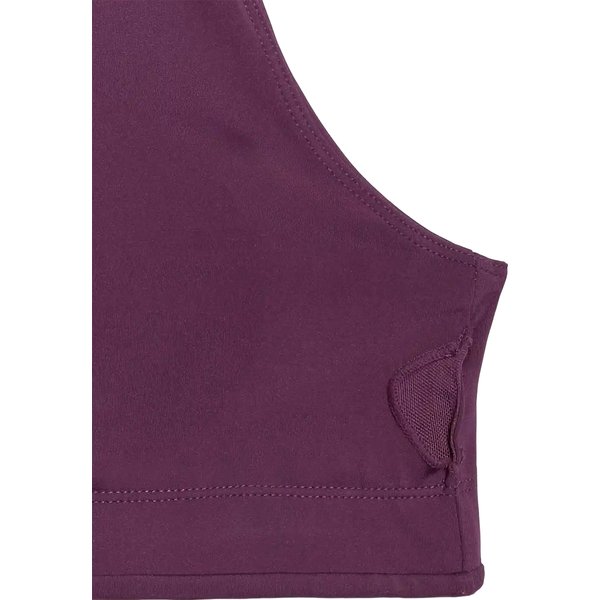 Biustonosz sportowy damski USBAF152 4F - ciemny fiolet