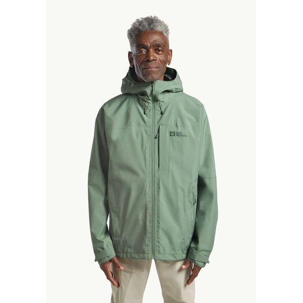Kurtka męska Tempest 2L Jack Wolfskin - eucalyptus