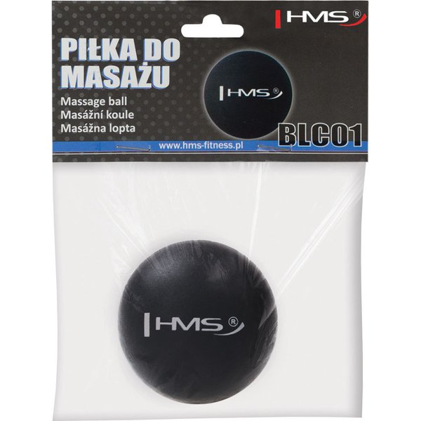 Piłka do masażu Lacrosse BLC01 HMS - czarna