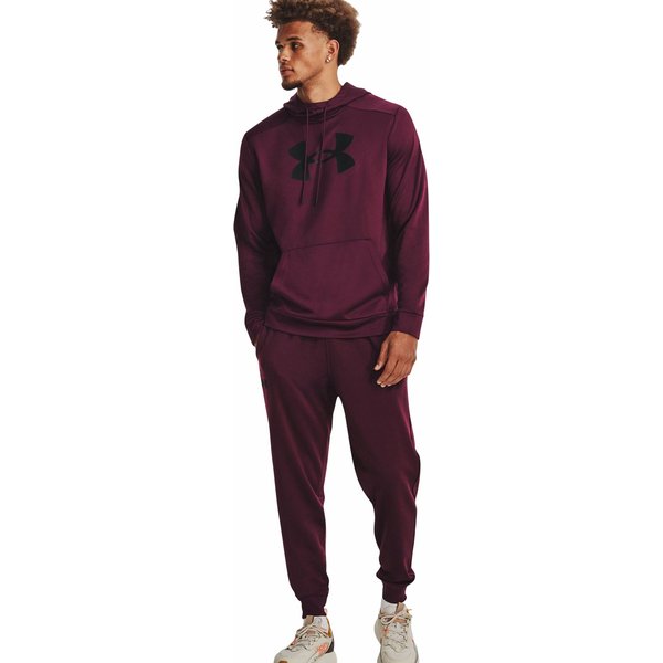 Bluza męska Fleece Big Logo HD Under Armour - bordowa