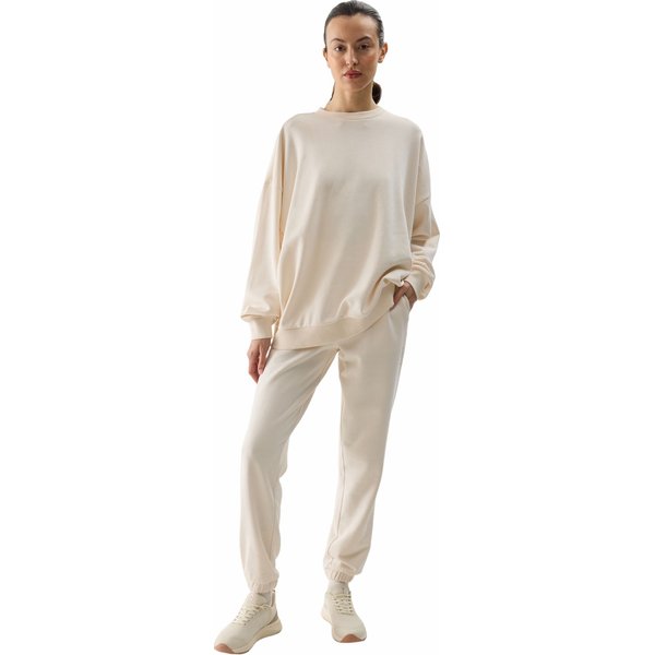 Bluza damska 4FWSS24TSWSF1055 4F - kremowy