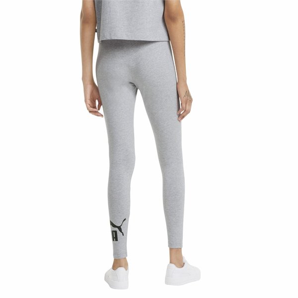 Legginsy damskie Essentials Logo Tights Puma - Light Gray Heather