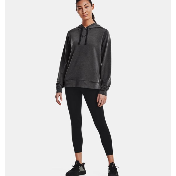 Bluza damska Rival Terry Hoodie Under Armour - szary