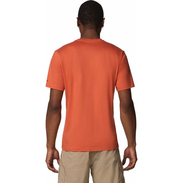 Koszulka męska Rapid Ridge Graphic Tee Columbia - Tuscan/Heavenly Stacked Gem