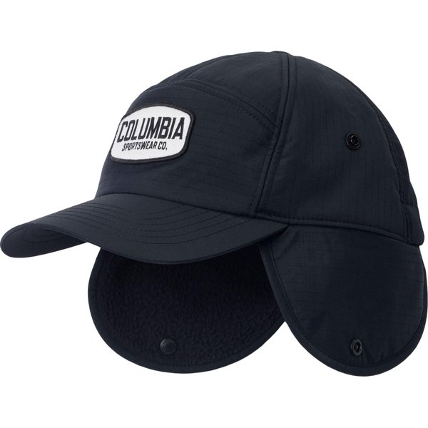 Czapka z daszkiem Landroamer™ Ear Flap Cap Columbia - Black, Working Badge