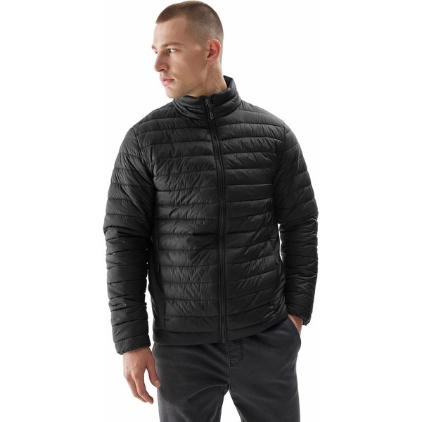 Kurtka puchowa męska 4FAW23TDJAM239 4F - głęboka czerń