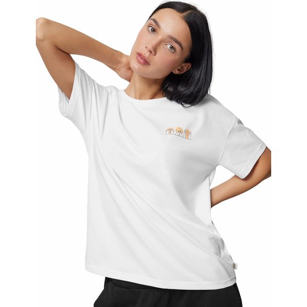 Koszulka damska OTHAW23TTSHF0843 Outhorn - biel